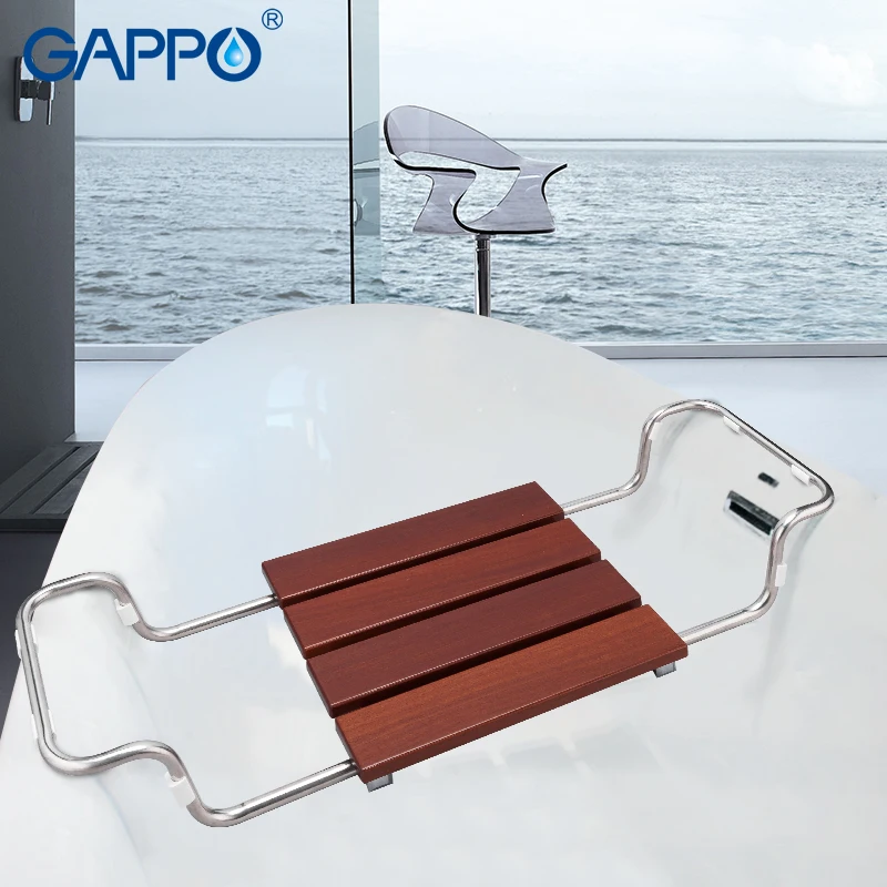 Настенные сиденья для душа GAPPO складной душевой стул скамейка туалета смесители