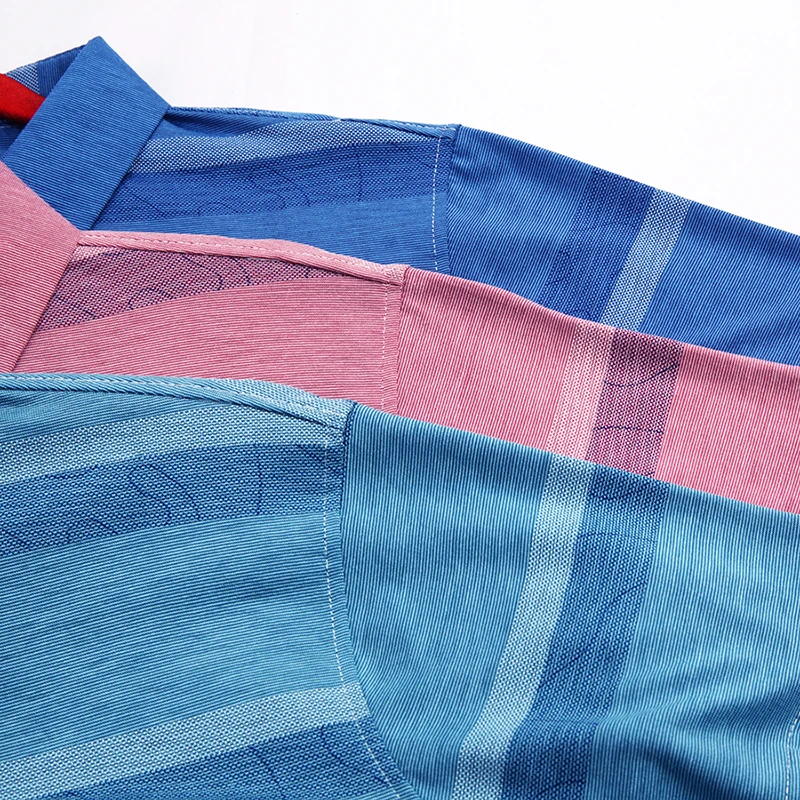 Бренд 2020 Повседневная летняя полосатая рубашка поло с коротким рукавом Мужская