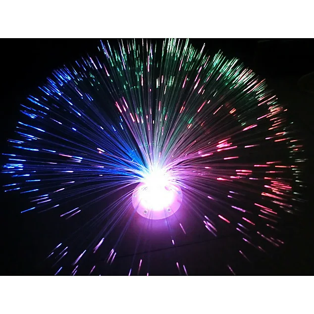 Светодиодный оптоволоконный Ночной светильник меняющий 7 цветов цветной