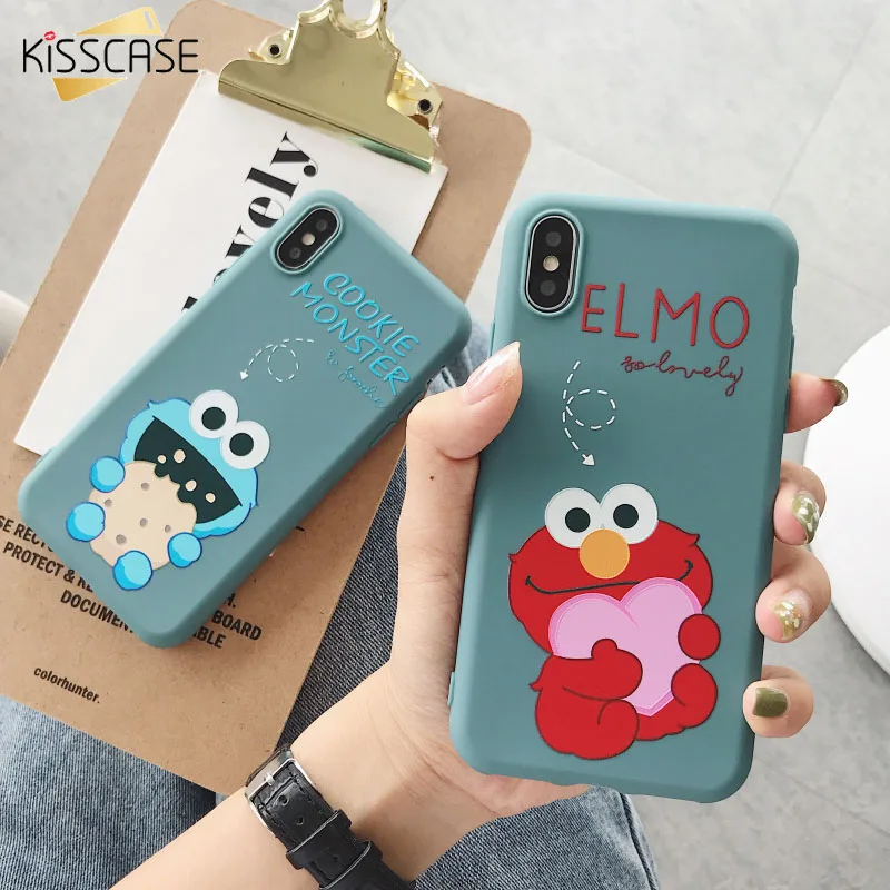 KISSCASE милый чехол для телефона с рисунком в виде животного iPhone 7 X XR XS MAX Мультяшные