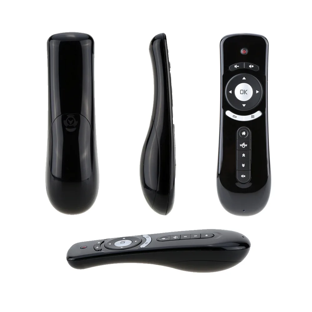 T2 Беспроводная 3D-гироскопическая пульт-мышь Fly Air Mouse для игровых приставок, ПК, Android TV Box и Google Player.