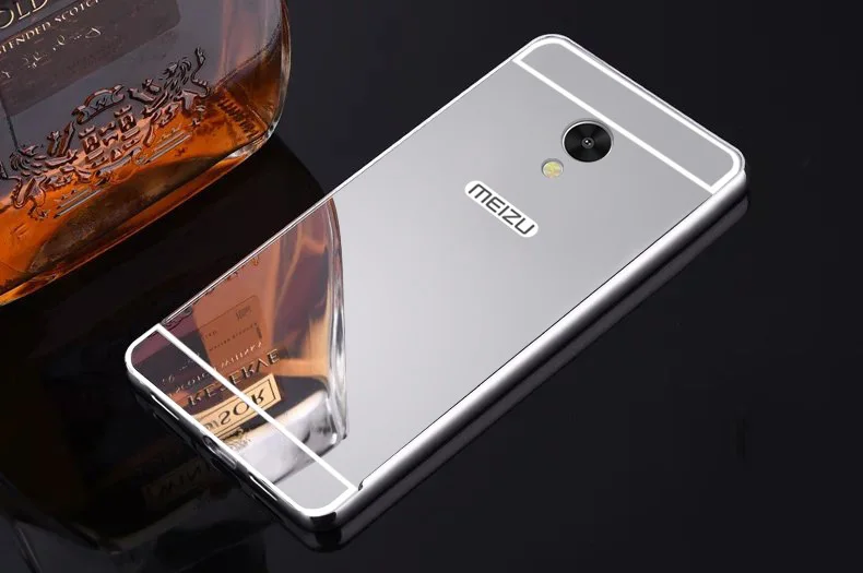 Роскошный зеркальный алюминий чехол для Meizu MX3 MX4 металлический бампер Meilan Note 6