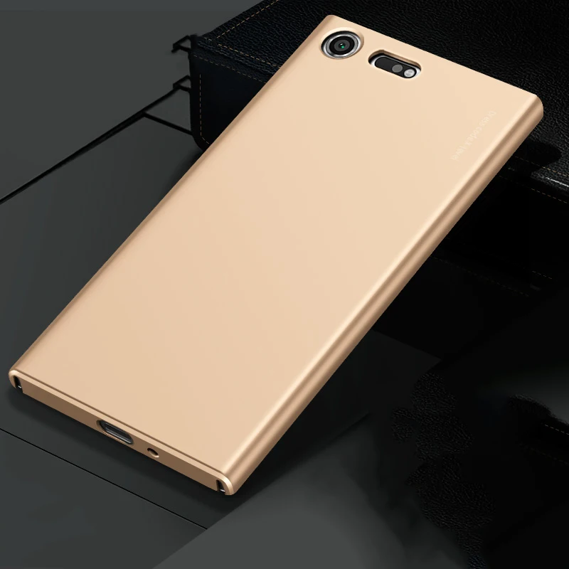 gold X-Level Роскошный чехол для sony Xperia XA1 XA2 XA Ultra XZS XZ Premium X Performance пластиковый ПК жесткий чехол задняя крышка Etui для XA 1 - Цвет: gold