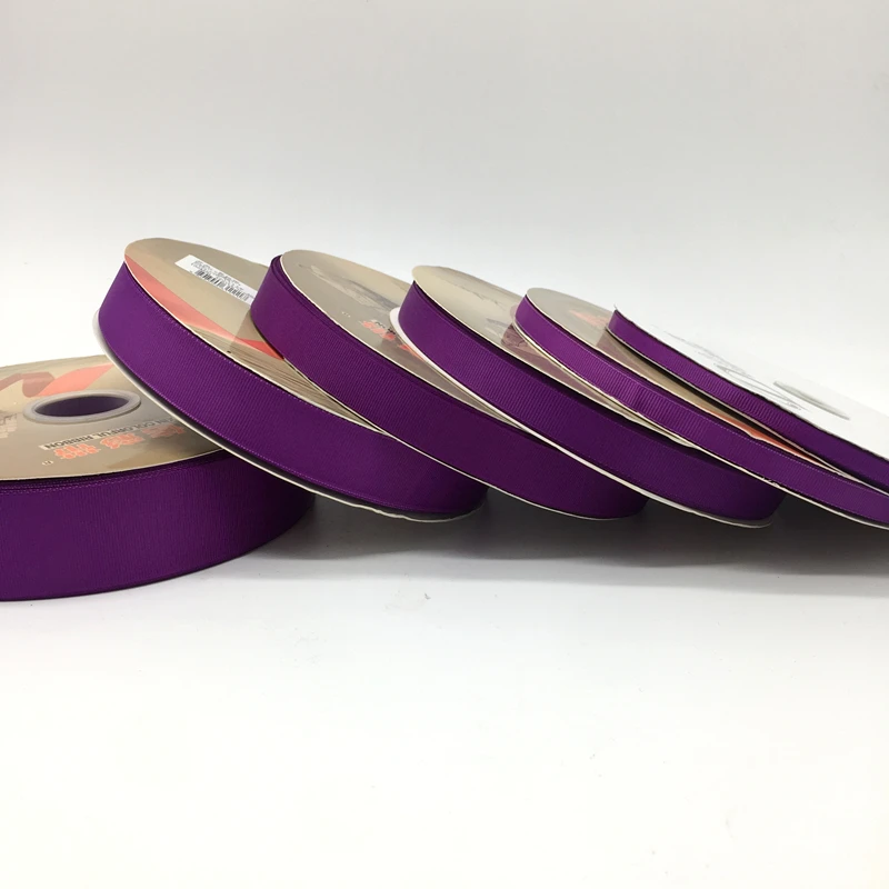 5 ярдов Высококачественная лента 6/10/15/20/25/38/50 мм|grosgrain ribbon|ribbons for giftspurple grosgrain ribbon |