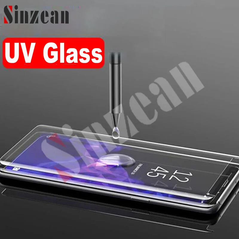Sinzean 20pcs 3D полное покрытие УФ стекло для Oneplus 7 Pro/1 + Pro клейкое защита экрана с USB