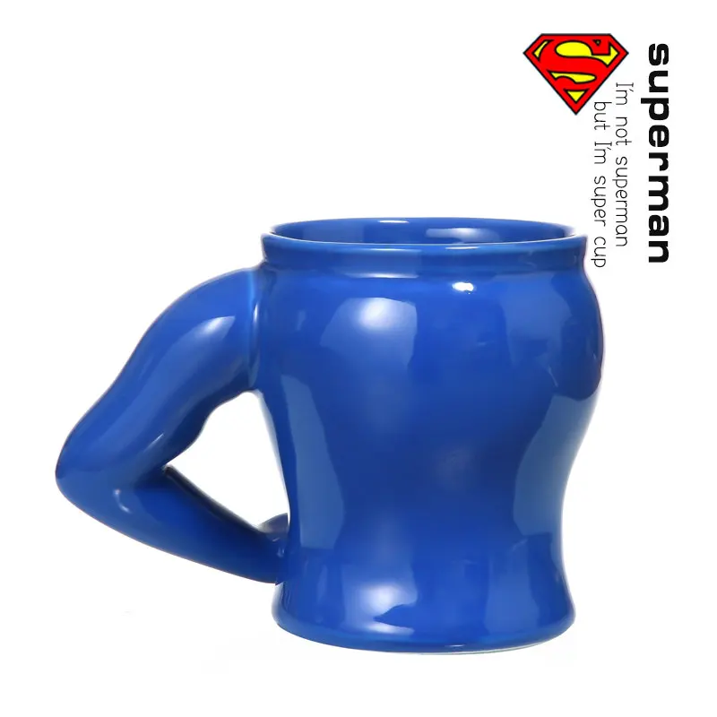 American creative Superman Muscle Mug Ceramic Cup Coffee with Spoon send boyfriend gift SD357 | Игрушки и хобби