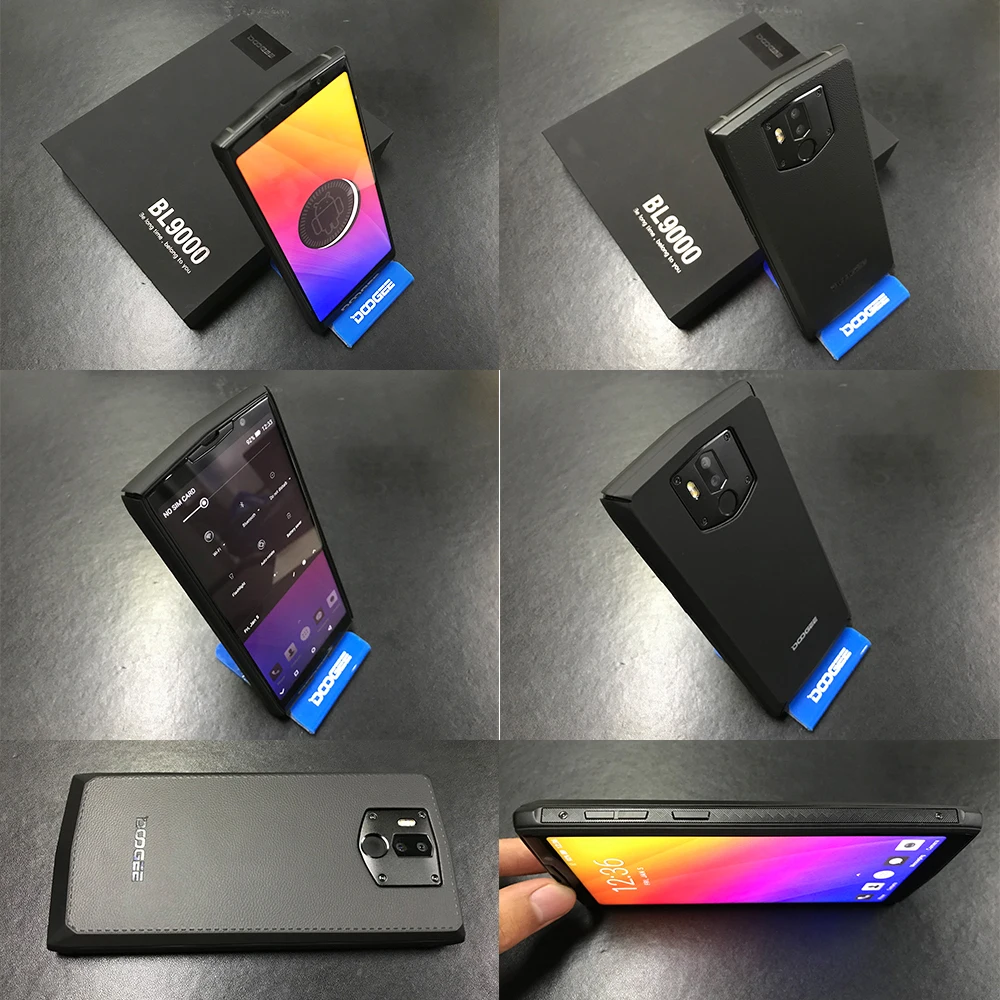 DOOGEE BL9000 Беспроводной и зарядки вспышки 9000 мАч смартфон 5 9 ''FHD + 18:9 Экран NFC MTK6763