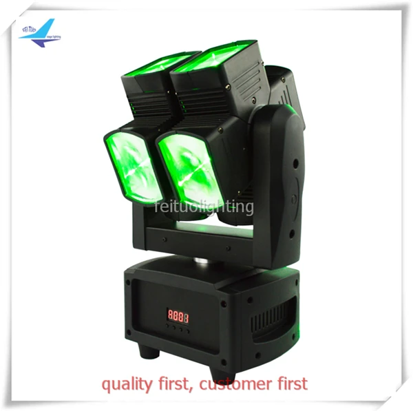 6 шт./партия двухколесные кольца с эффектом ветра и огня 8x10 Вт|beam moving head light|moving
