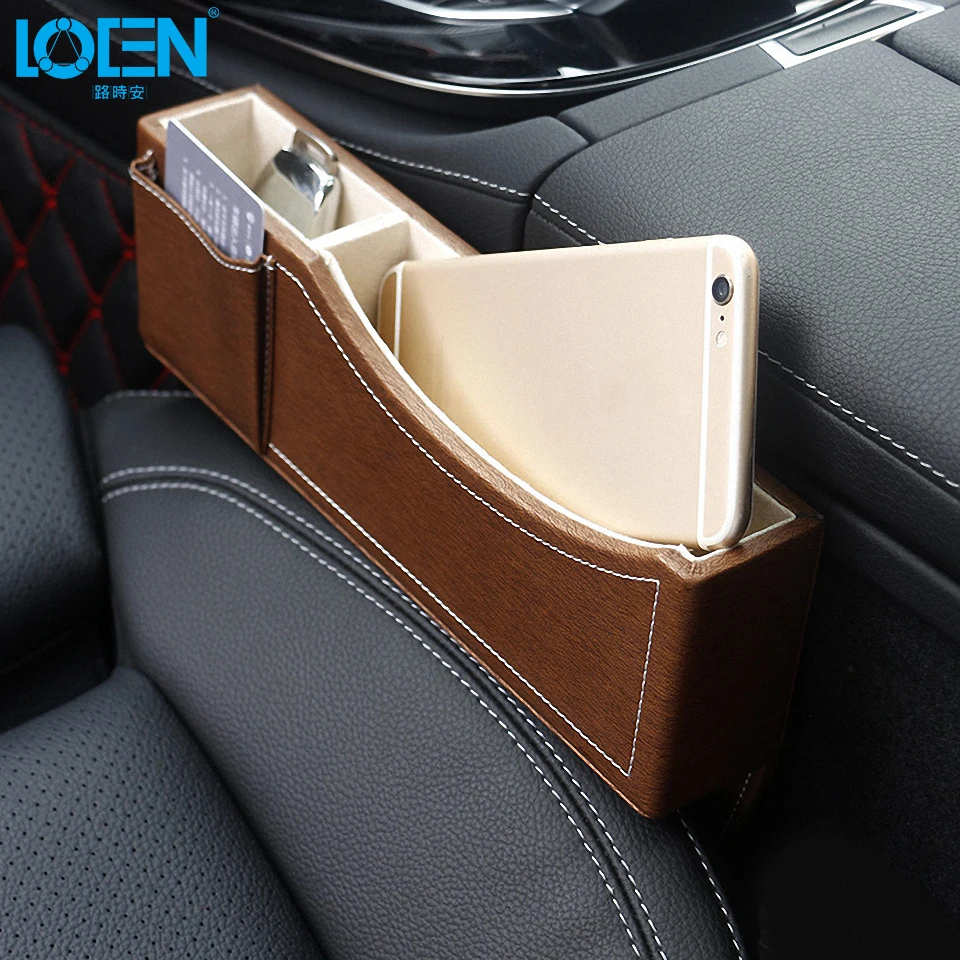 LOEN 1 шт. черный серый деревянный автокресло Gap коробка наполнитель Catcher органайзер