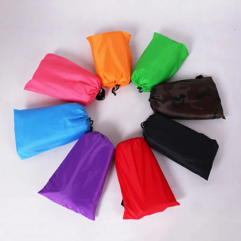 2019 быстро надувной ленивый мешок Карманный Воздушный спальный Кемпинг