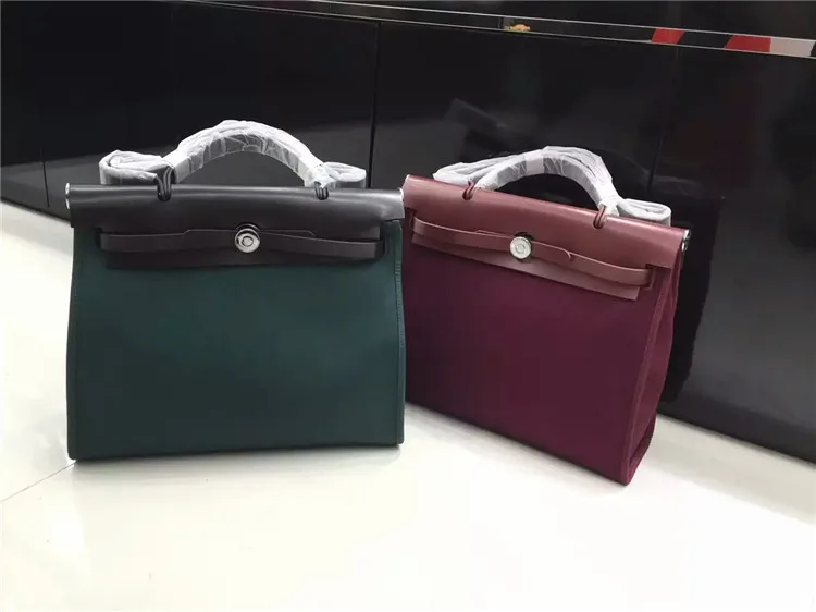 claret red Роскошные сумки, женские сумки, дизайнерские холщовые с кожаным, модные, на одно плечо, нанизанная посылка, Большая вместительная сумка - Цвет: claret red