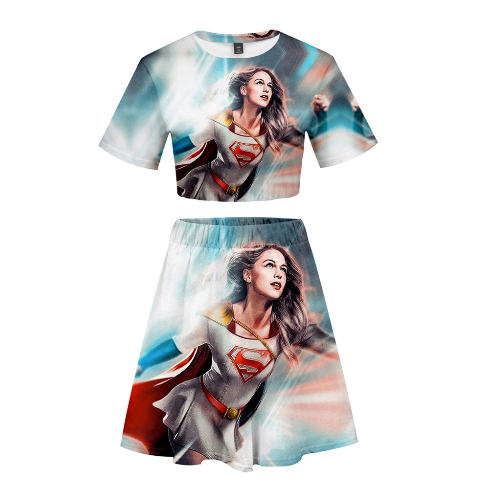 Супергерл сексуальный женский пляжный комплект из 2 предметов K Pop сексуальные