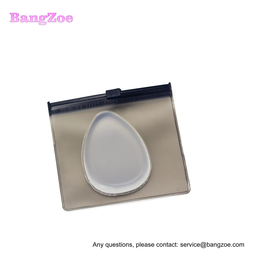 BangZoe 1 шт. 100% новый популярный спонж набор для макияжа силиконовый прозрачный