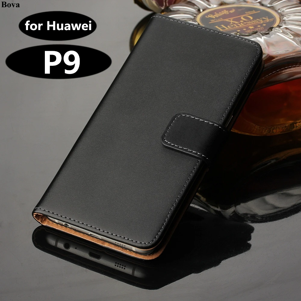 Чехол-книжка для Huawei P9 Premium из искусственной кожи с отделениями для карт