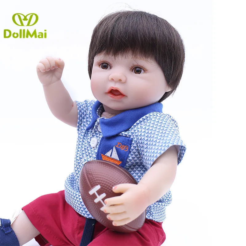 Настоящие куклы reborn baby 1" 40 см силиконовая кукла Новорожденный ребенок Куклы Малыши-мальчики подарок для детей bebes reborn menino bonecas