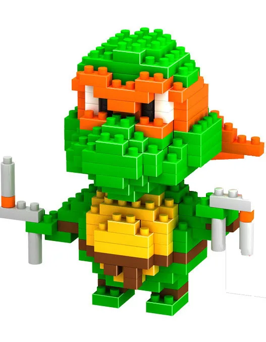 LOZ пластиковые алмазные строительные блоки в сборе фигурка Рафаэль Леонардо