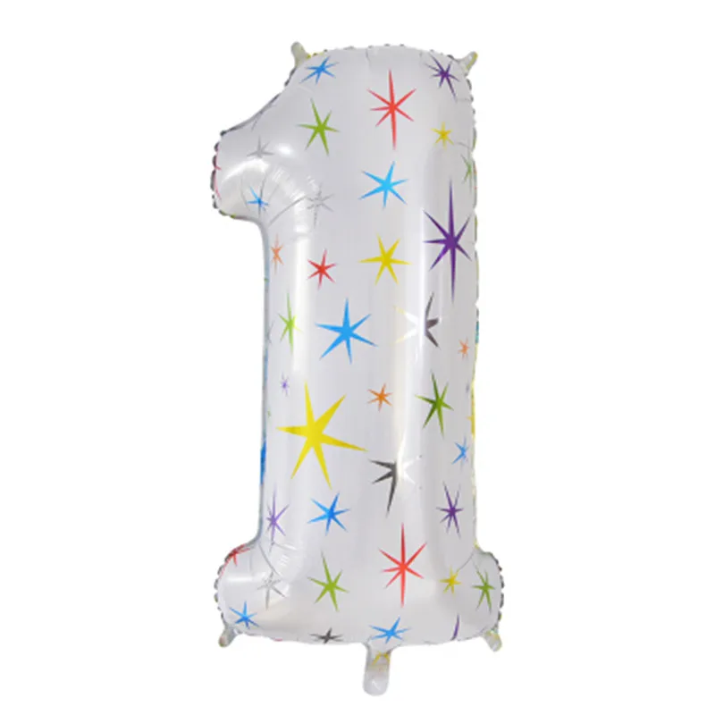 40 дюймов номер фольги шарики Свадебные украшения воздушные шары с днем рождения