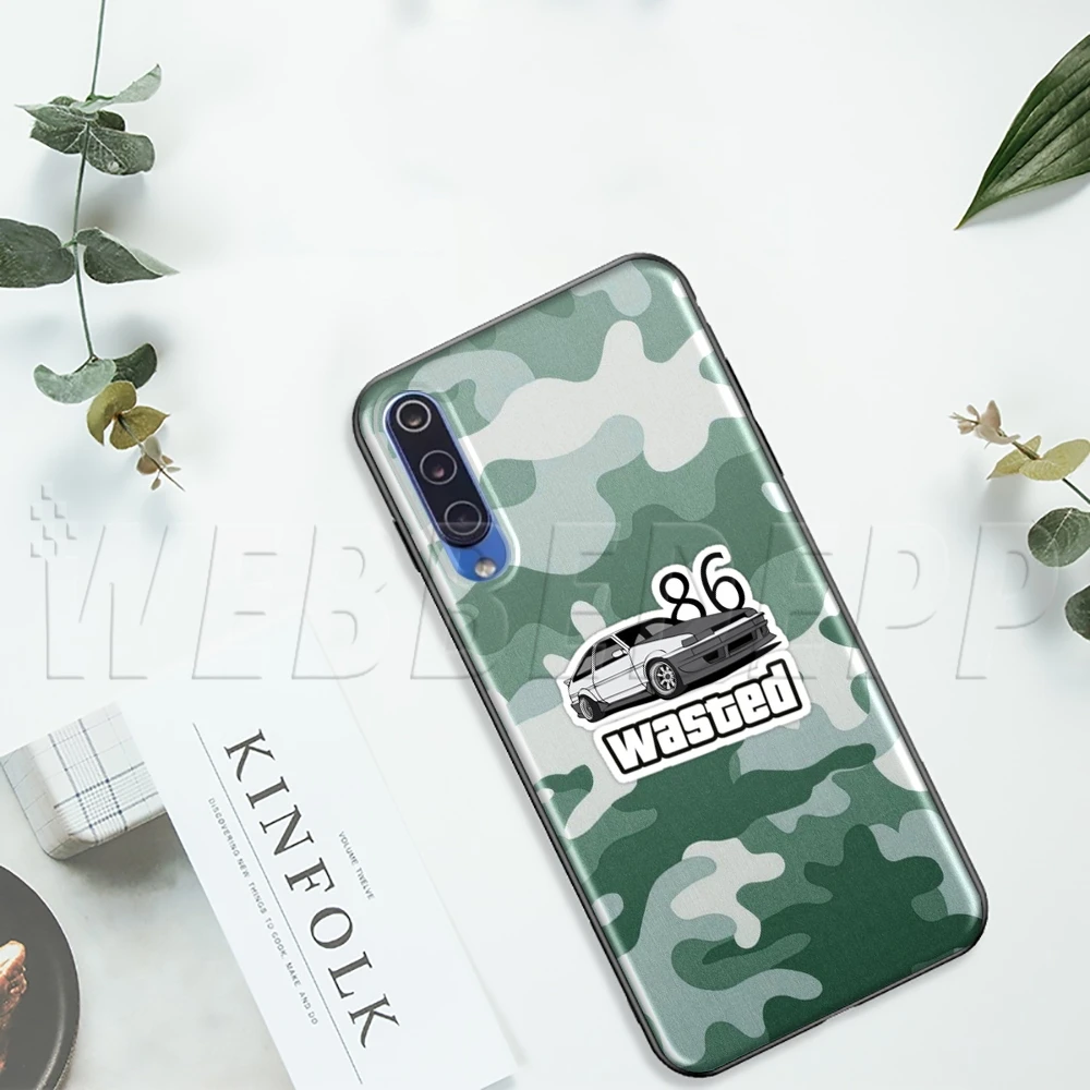 WEBBEDEPP INITIAL D AE86 мягкий чехол из ТПУ для Xiaomi Redmi Mi Note 8t 10 MAX A1 A2 5X 6X 3 6 8 9 SE F1 Lite|Бамперы| |