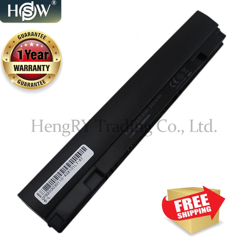 10 8 В 3 ячейки Φ Eee PC X101CH X101 X101C X101H замена: 2600 мАч|Аккумуляторы для ноутбуков| |