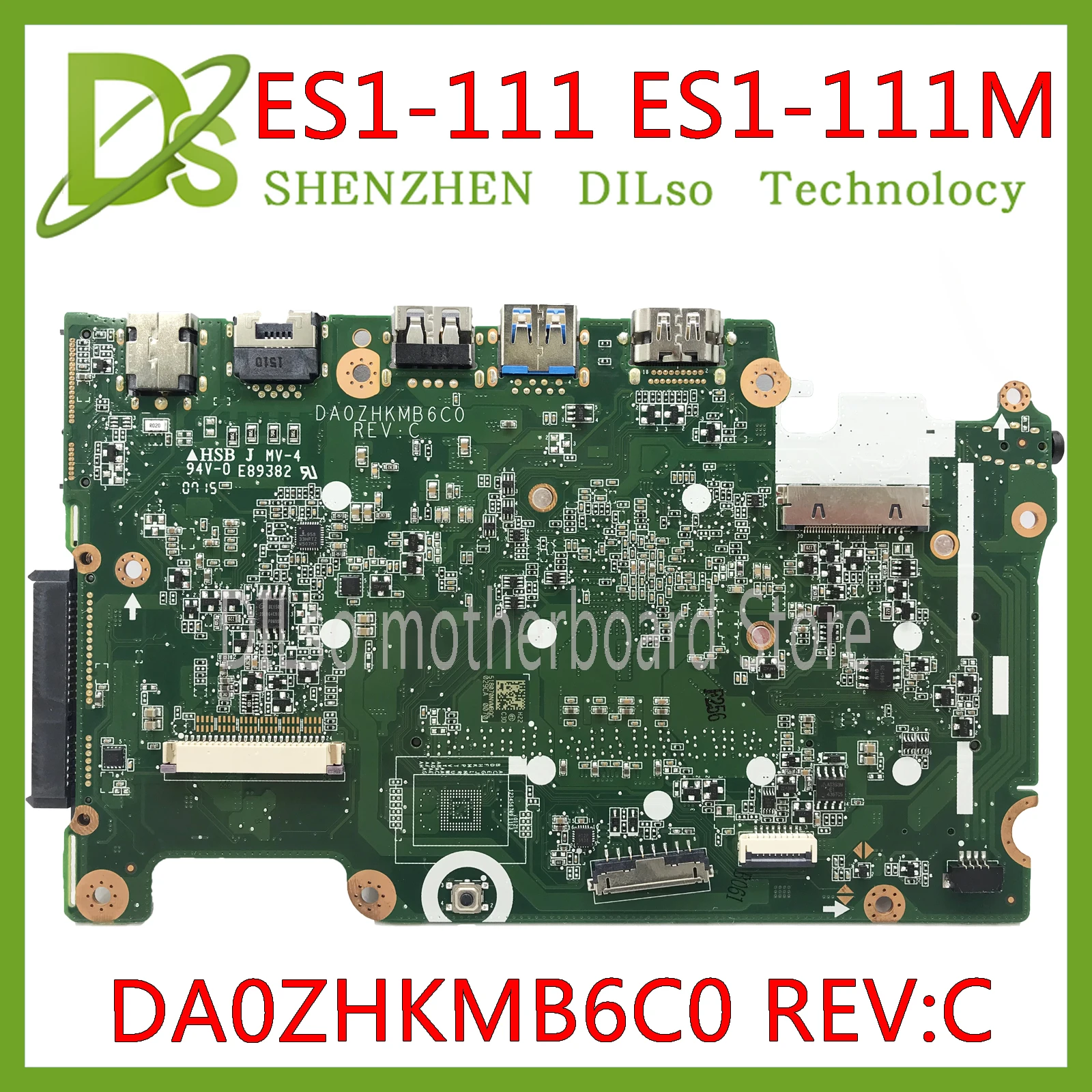 KEFU DA0ZHKMB6C0 материнская плата для Acer Aspire ES1-111 E3-112 V3-112P ноутбука DDR3 Celeron Процессор