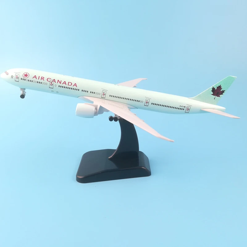 20CM CANADA B777 Модель самолета 20 см Американский турецкий Канада Япония Emirates Вьетнам Франция Египет Saudi Arabian Airlines Boeing 777 модель самолета - Цвет: 20CM CANADA B777