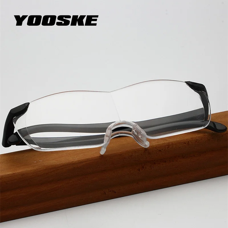 Очки для чтения YOOSKE Big Vision 250% мужские безрамочные увеличительные очки 1 6 раз