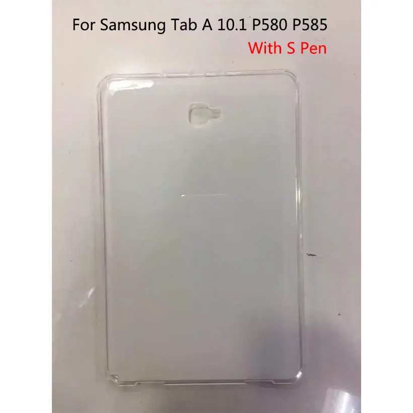 Мягкий силиконовый чехол из ТПУ для Samsung Galaxy Tab A A6 10 1 2016 P580 P585 S pen version планшета