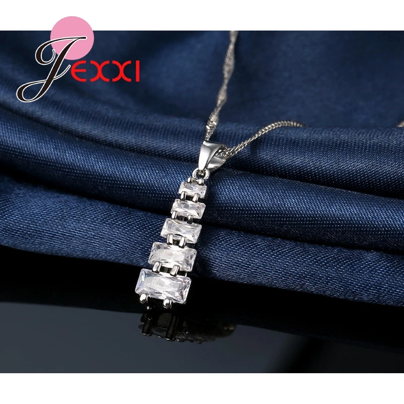 Хит продаж новейшие модные серьги-подвески с кристаллами в виде башни для