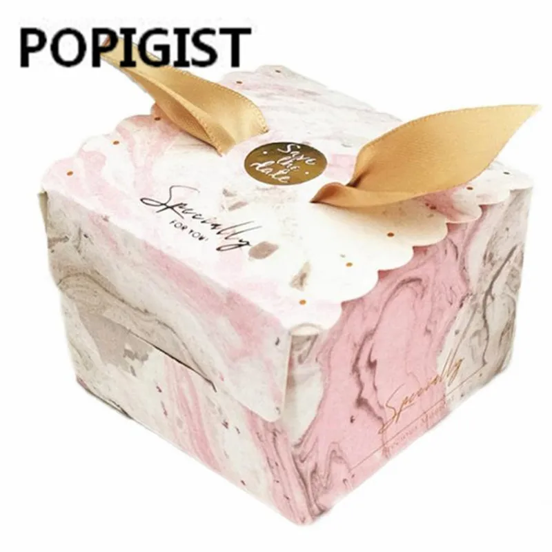 Creative Romantic Wedding Square Candy Box Flamingo Party Baby Shower Birthday Supplies 50pcs | Дом и сад