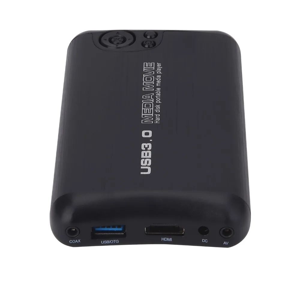 JEDX MP2506 Plus USB 3 0 Портативный медиаплеер Full HD 1080p 2 5 дюйма SATA жесткий диск MKV HDMI AV CX OTG SD