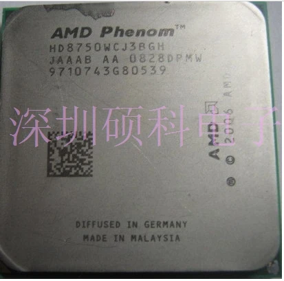 Трехъядерный процессор AMD Phenom X3 8750x3 8750 2 4 ГГц разъем AM2/AM2 + контактный ЦП 95 Вт L3 = Мб