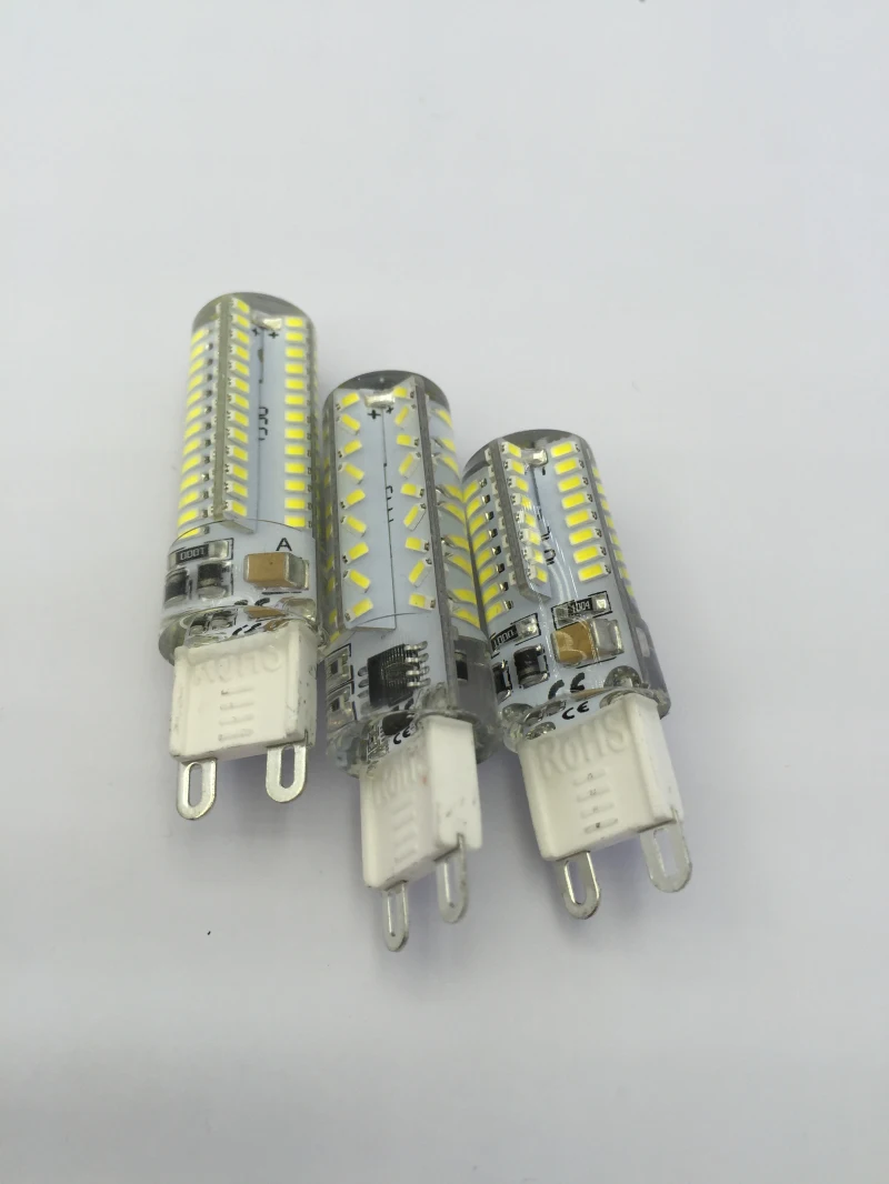 Новинка светодиодная лампа G9 220 В 104 светодиодный 64/72 LED s с регулируемой яркостью