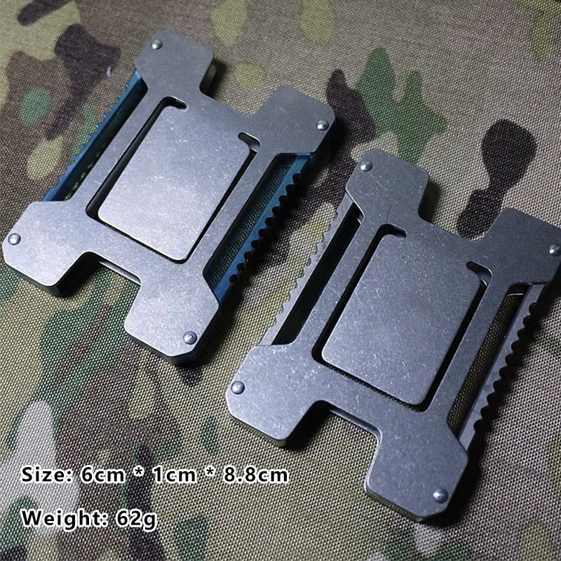 Натуральная 89x60x10 мм 64g 5 шт карты Ёмкость Титан TC4 EDC по противодействию коррозии