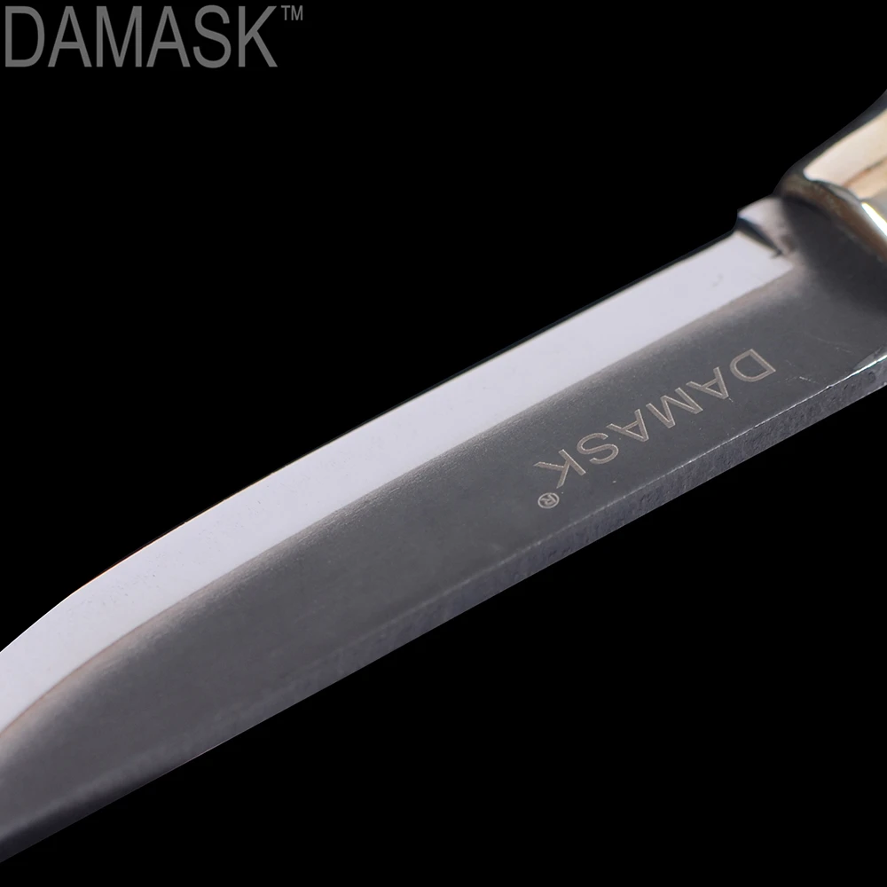 DAMASK острое лезвие открытый рыболовный нож Тактический охотничий выживания 5Cr13 с