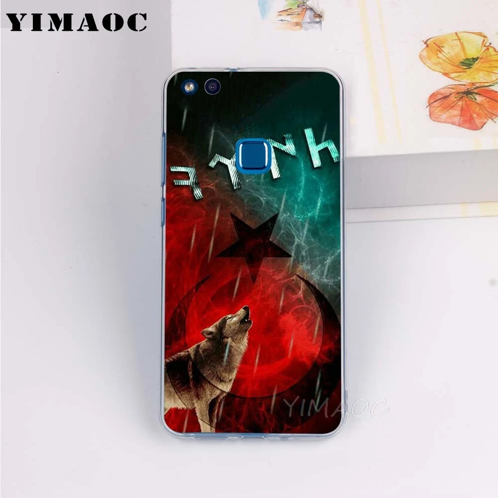 YIMAOC turkey turkish flag Soft TPU Cover for Huawei Honor 6A 7X 7A Pro 8C Mate 10 Note 9 Lite Y6 Y9 Y7 Prime 2018 Cases |