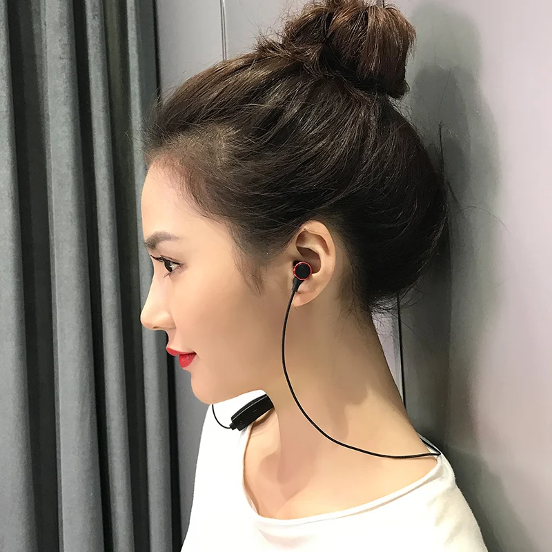 Bluetooth-наушники AMTERBEST E3B Беспроводные с магнитным шейным ободом - купить по
