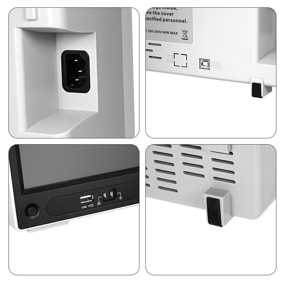 Hantek официальный DSO4254B цифровой осциллограф USB 4 канала ПК портативный