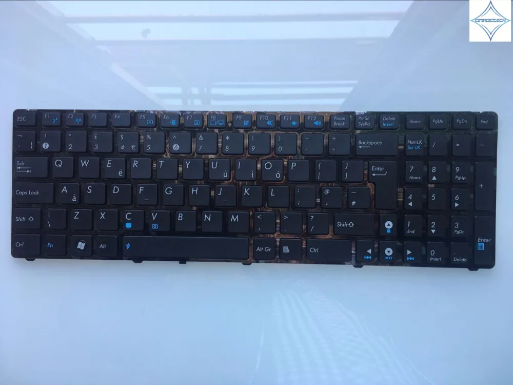 

Новинка для Asus A52 A54 A72 A73 K52 K53 N60 N61 N90 U50 UL50 UX50 UK GB Клавиатура для ноутбука MP-09Q36GB-5282 с рамкой