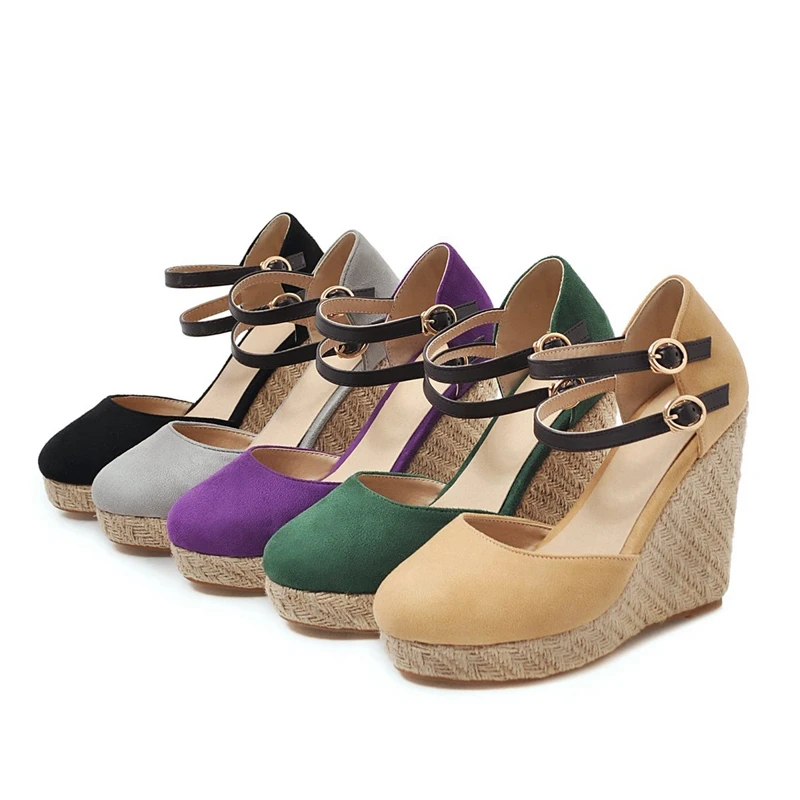 Летняя обувь ASILETO эспадрильи женские босоножки на танкетке сандалии платформе и