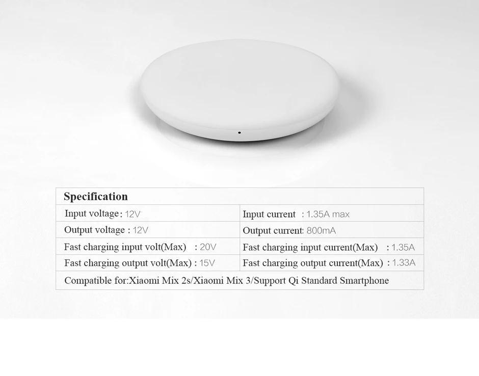 Оригинальное Беспроводное зарядное устройство Xiao mi 20 W Max для mi 9(20 W) mi X 2 S/3(10 W) совместимый мобильный телефон Qi EPP(5 W) многоразовый безопасный