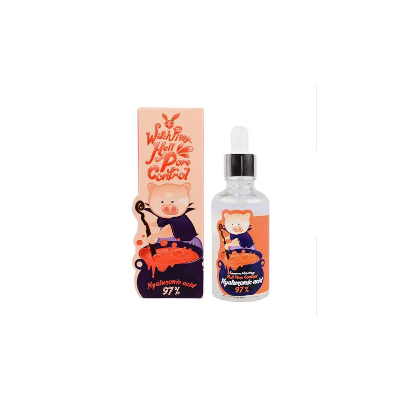 Eflzavecca Witch Piggy Hell Pore Control Hyaluronic Acid 97% Moisturizing Face Cream Skin Care Whitening Ageless Anti Winkles
