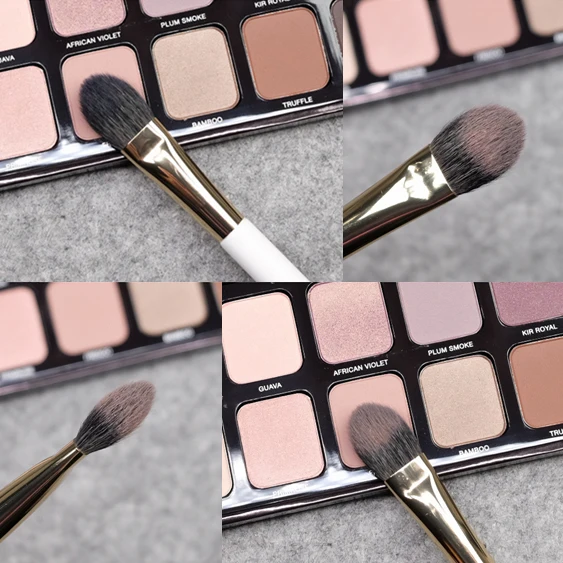 L07 Professional Handmade Makeup Brushes Soft Saikoho Goat Hair Eye Shadow Brush White Handle Cosmetic Tools Make Up | Красота и