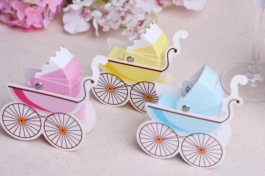 Милая Подарочная коробка для конфет в стиле каретки будущей матери на день