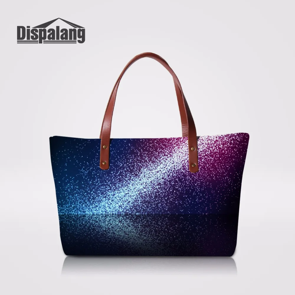 Dispalang модная женская сумка в горошек на плечо тоут для шоппинга с верхней ручкой