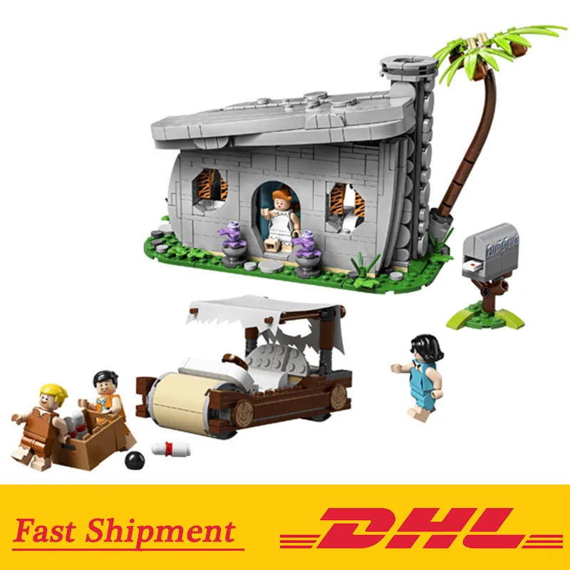 51001 Flintstones коллекционные игрушки конкурент с Legoing 21316 модели блоков кирпичи
