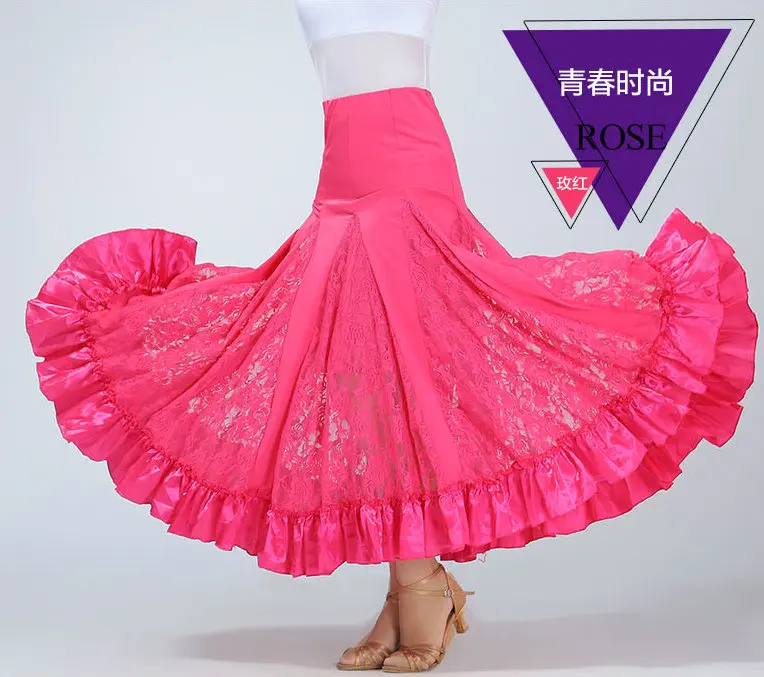 Юбка для бальных танцев кружевная в стиле бохо | Тематическая одежда и униформа