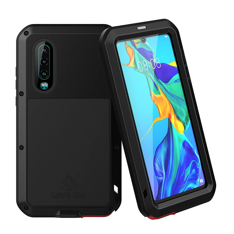 Водонепроницаемый сверхпрочный защитный чехол для huawei P30 Pro противоударный металлический защитный чехол для huawei P30Pro чехол с