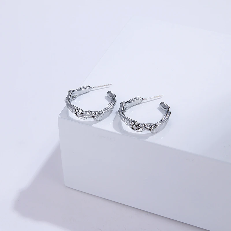 Женские винтажные серьги гвоздики YMYW медные массивные геометрические