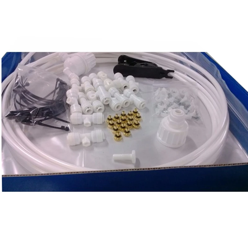 

L074 White Low Preesure Water Sprayer& 12M DIY Misyting Sprinkers