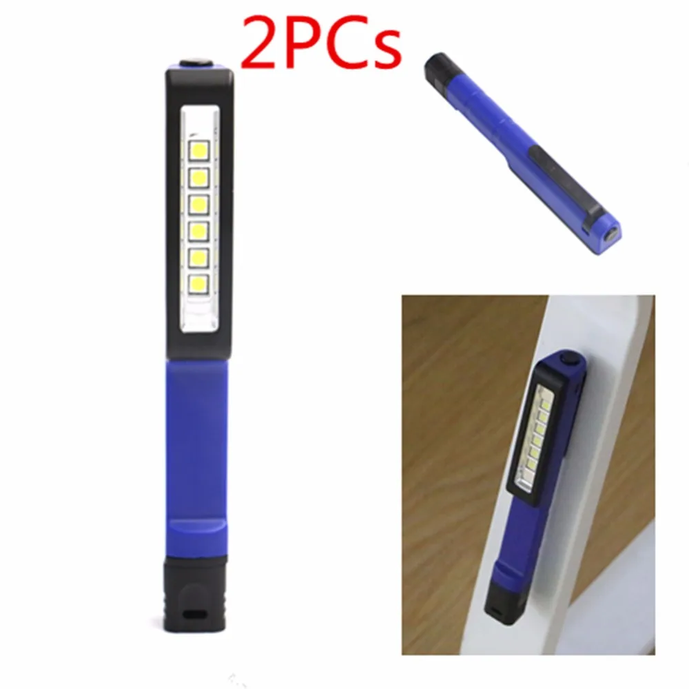 2 шт./лот 6 * SMD LED фонарик многофункциональный уличный со светодиодной лампой и